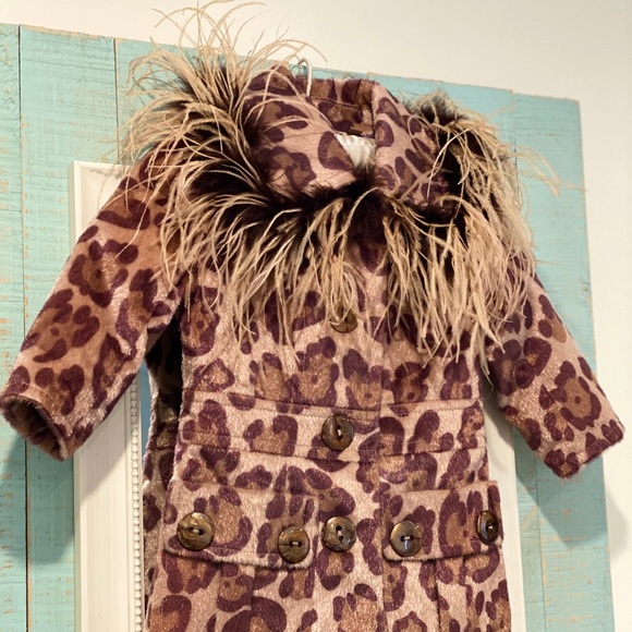 my vintage baby Other - 𝙼𝚢 𝚅𝚒𝚗𝚝𝚊𝚐𝚎 𝙱𝚊𝚋𝚢 ll Leopard Print Coat
